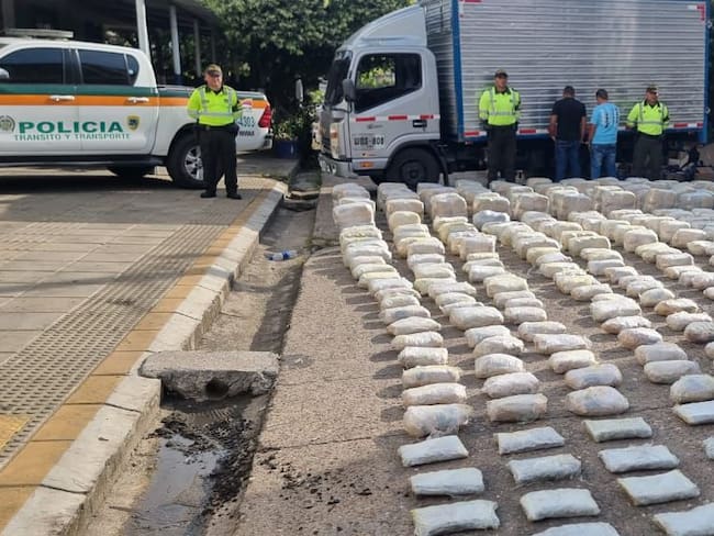 Gigantesco cargamento de droga iba para Barrancabermeja