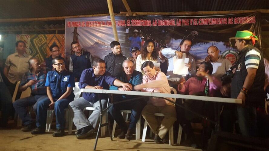 proceso de habilitación de la vía Panamericana. Foto: en Twitter: @MinAgricultura