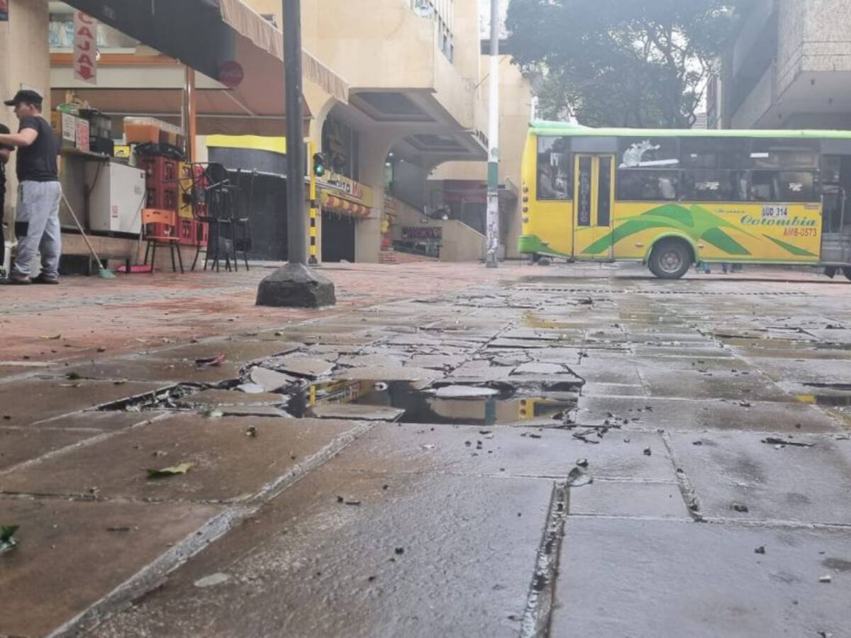 VIDEO: El lamentable estado del Paseo del Comercio