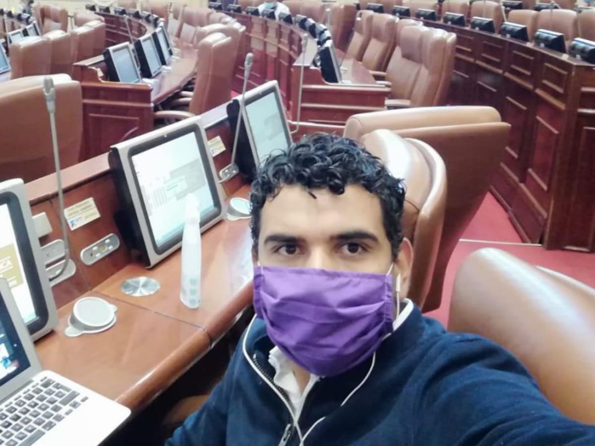Representantes hacen presencia en el Congreso durante pandemia