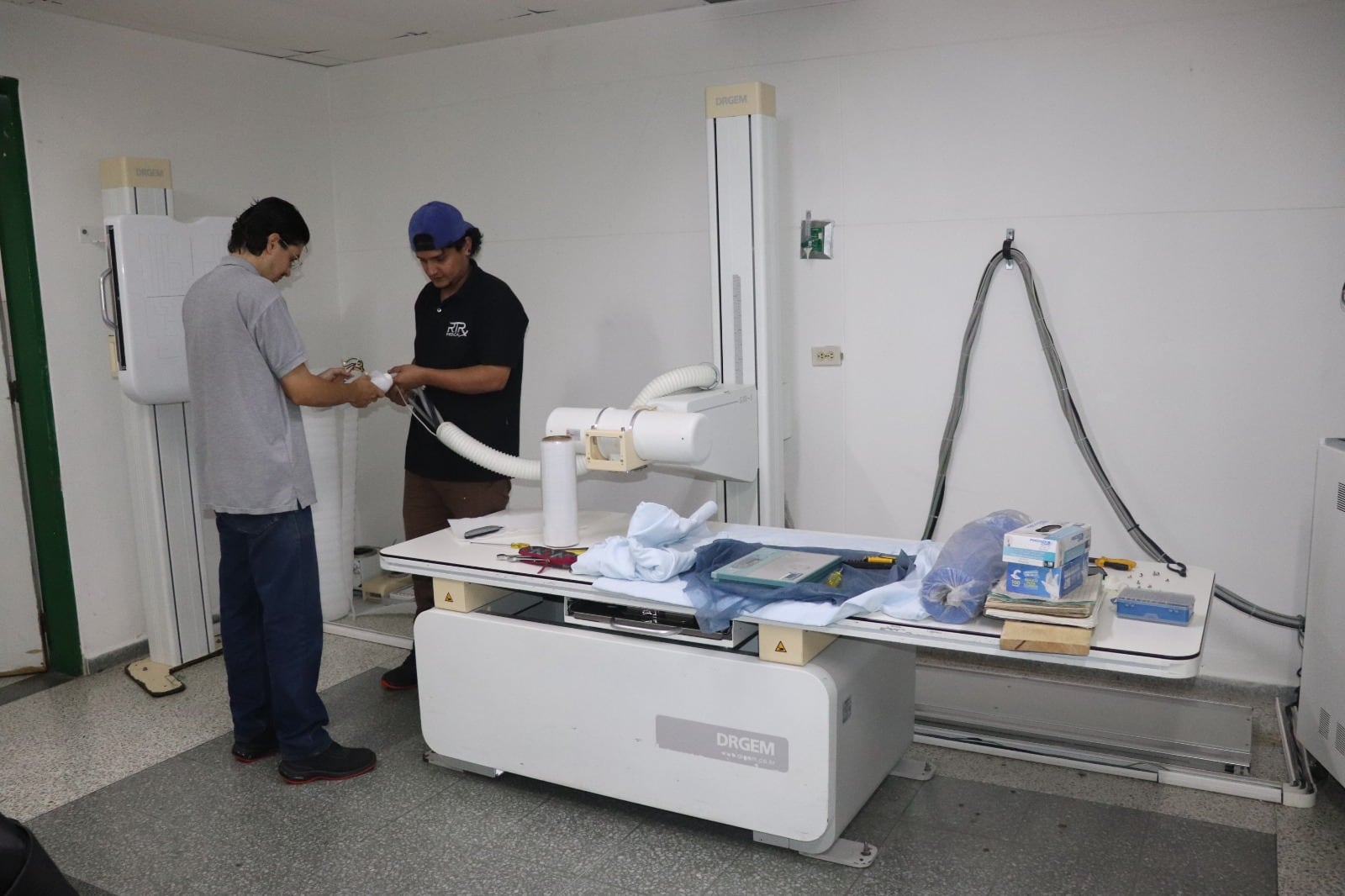 Comenzó la instalación de tomógrafo en la Unidad Hospitalaria de Belén Foto: Alcaldía de Medellín