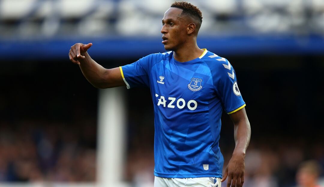 Yerry Mina disputó su último partido con el Everton el pasado 2 de octubre.