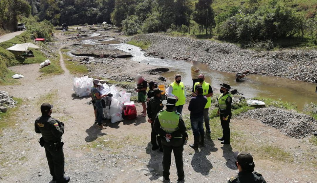 Capturas por extracción ilegal de material de arrastre
