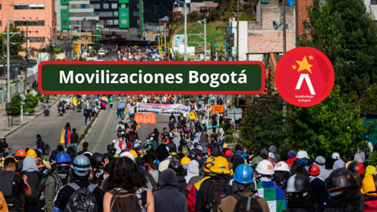 Movilizaciones en Bogotá del 10 al 15 de marzo 2026: Fechas y localidades donde se llevarán a cabo