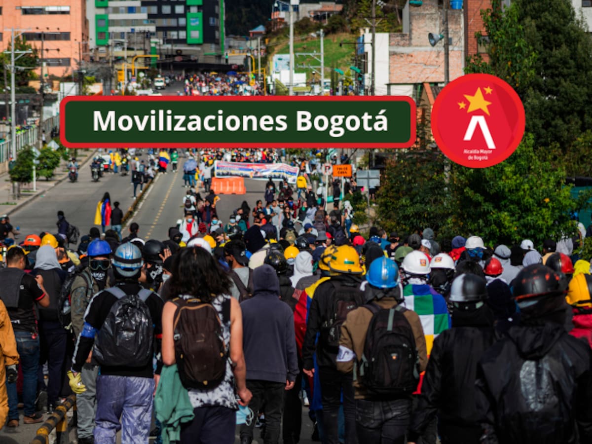 Movilizaciones en Bogotá del 10 al 15 de marzo 2026: Fechas y localidades donde se llevarán a cabo