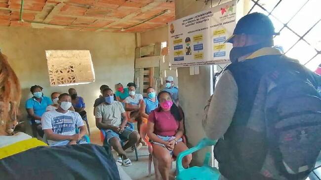 La primera capacitación en la zona norte se realizó en Arroyo de Piedra