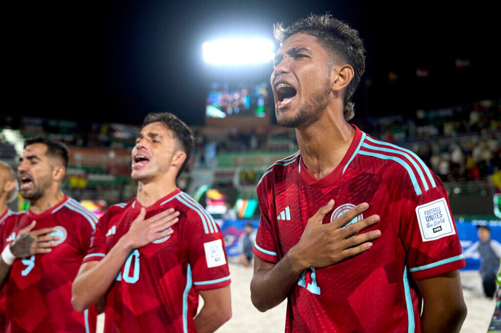 Selección Colombia fútbol playa  (Photo by Aitor Alcalde - FIFA/FIFA via Getty Images)