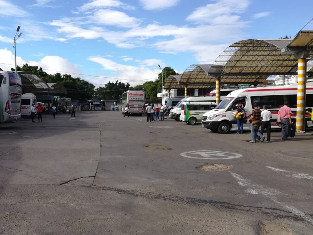 Disminuye flujo de pasajeros en la terminal de Cúcuta por Coronavirus
