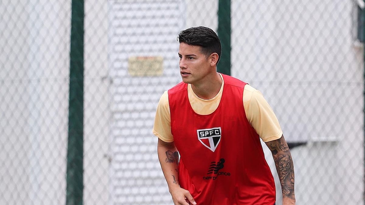 James Rodríguez, en duda para el debut de Sao Paulo en el Campeonato Paulista