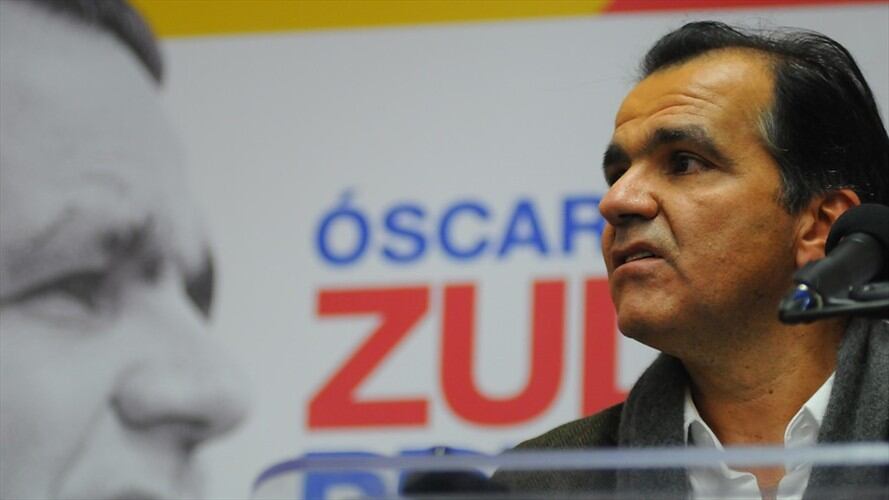 Óscar Iván Zuluaga durante la campaña presidencial. Foto: Colprensa