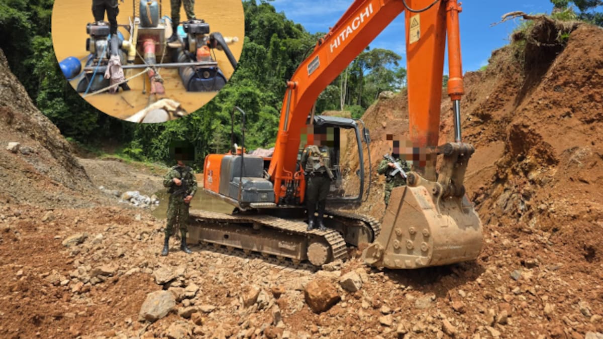Autoridades intervienen dos unidades mineras que extraían hasta 2 mil millones de pesos mensuales