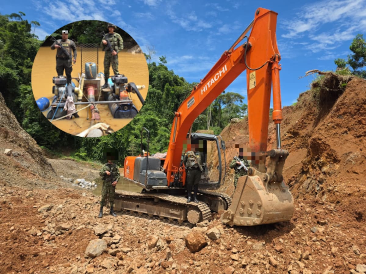 Autoridades intervienen dos unidades mineras que extraían hasta 2 mil millones de pesos mensuales