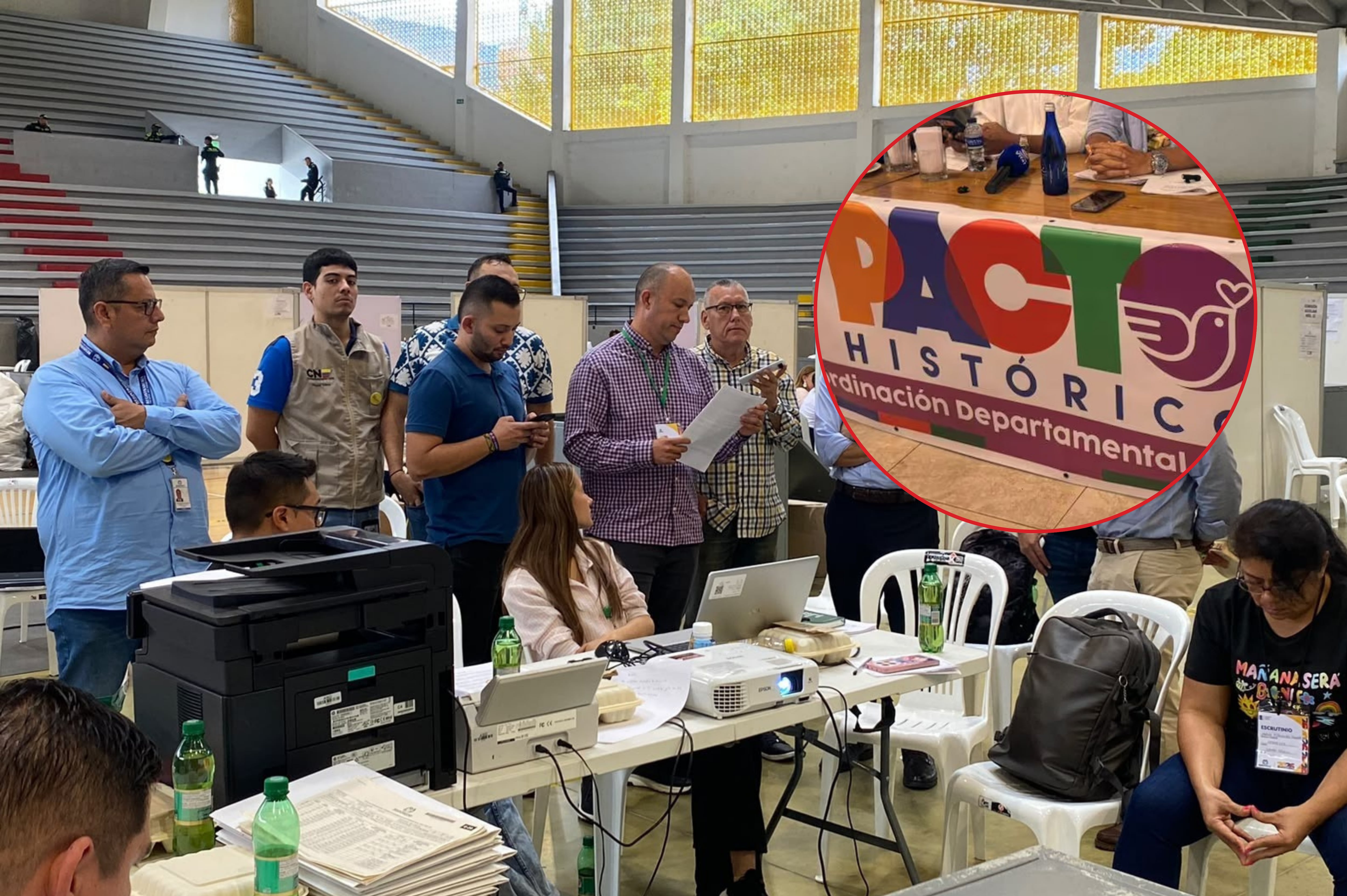 Imagen de referencia. Escrutinio electoral: Colprensa / Mesa de Pacto Histórico: Foto suministrada.