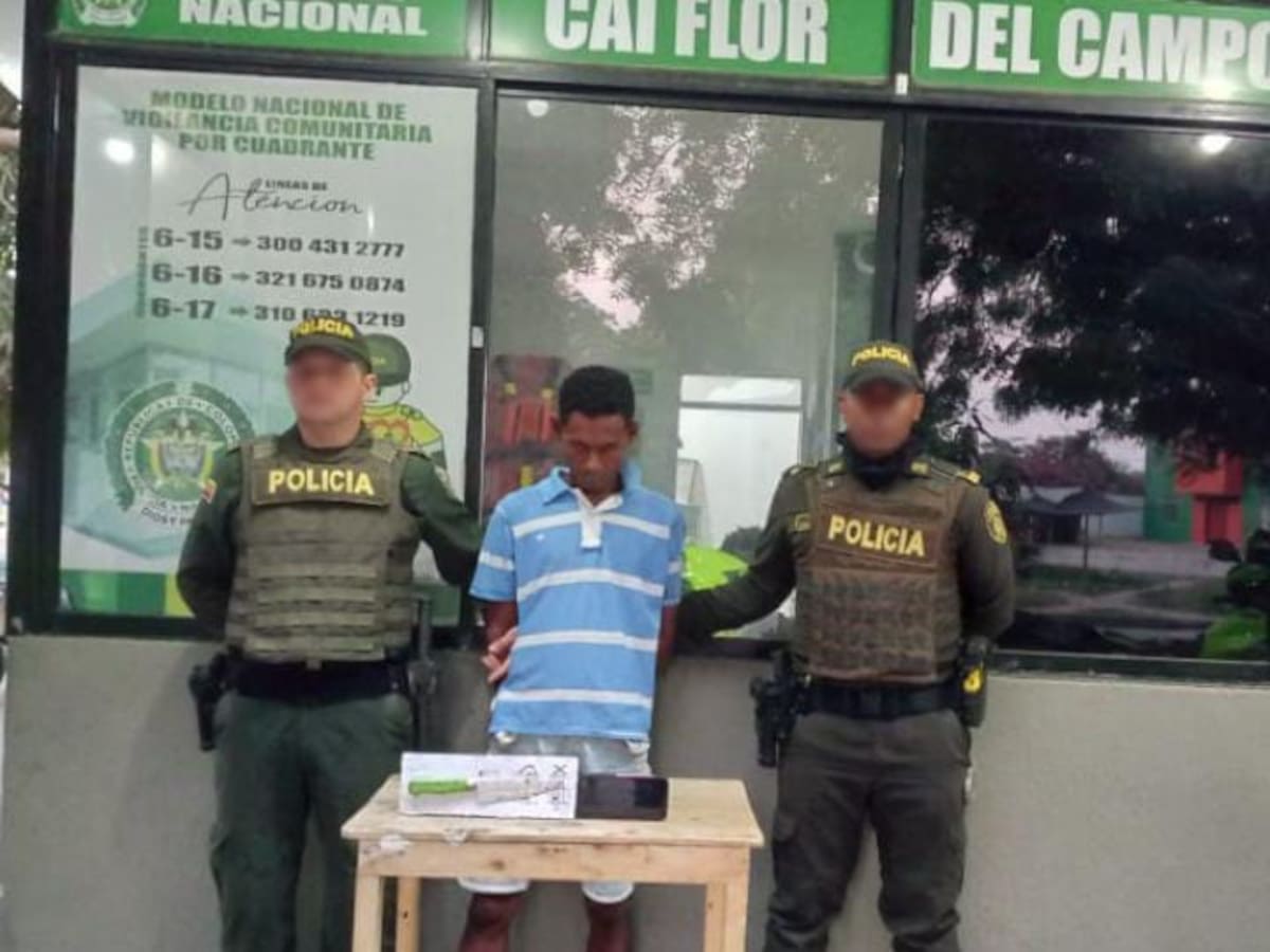 Cayó ‘el Flaquito, presunto delincuente dedicado al robo con arma blanca en Cartagena