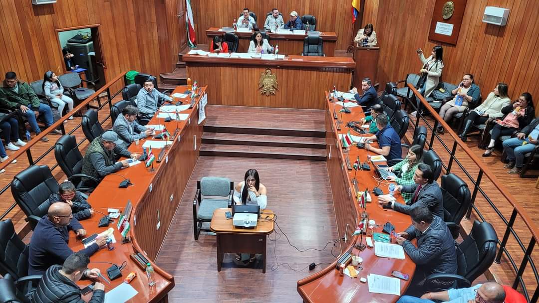 En la Asamblea de Boyacá se aprobó más de un billón de pesos para el presupuesto departamental vigencia 2024 / Foto: Cortesía