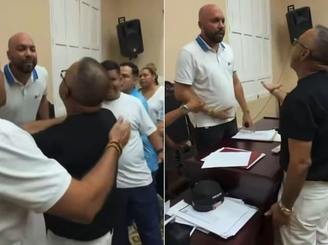 Confrontación en el Concejo de Ciénaga expone tensión por trámite de proyectos. Foto: Captura de Video