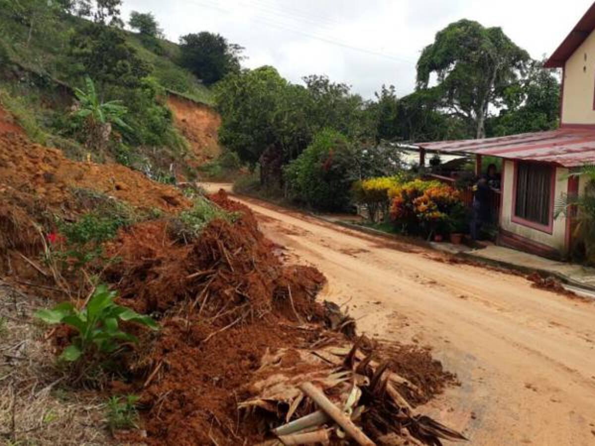 Cuatro municipios de Caldas afectados por la lluvia