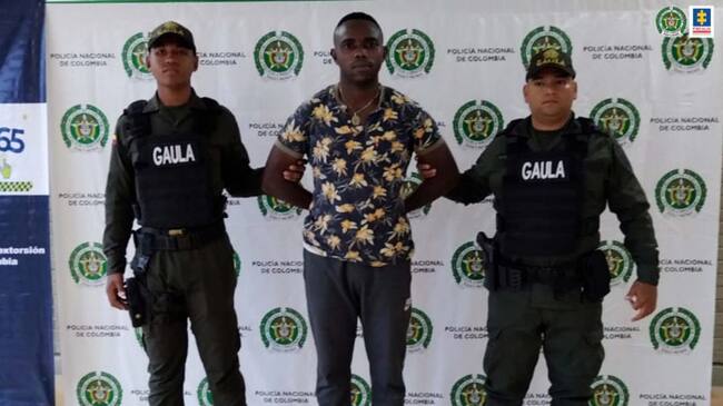 Capturado por extorsión