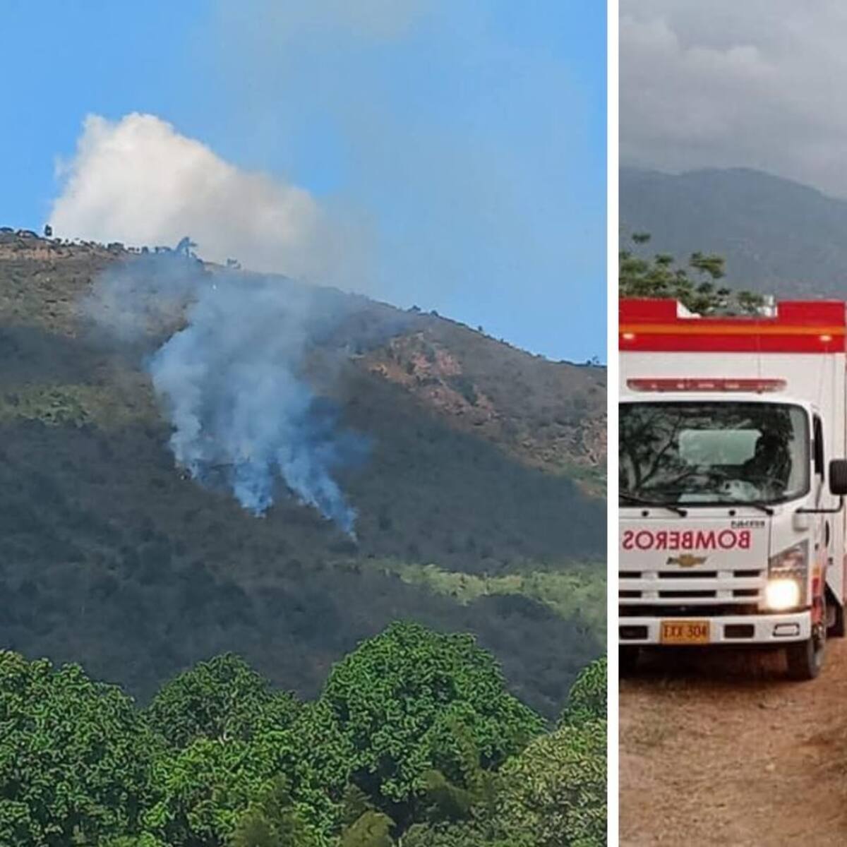 Más de 30 hectáreas afectadas por incendios forestales provocados con pólvora en Santander