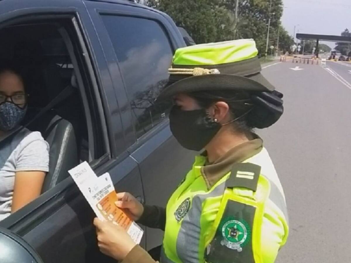 Controles en el Valle para la inauguración del túnel de la línea