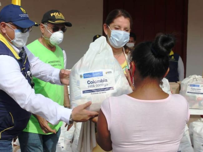 Cartagena recibió 2.000 ayudas humanitarias del Gobierno Nacional