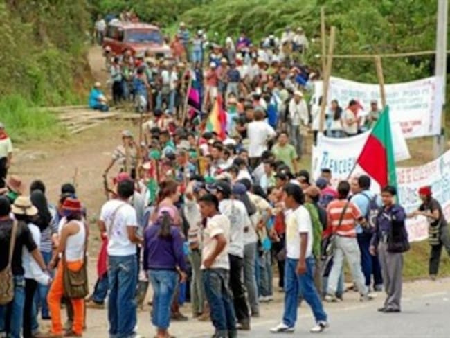 Indígenas del Cauca congelan otra vez los diálogos con el Gobierno