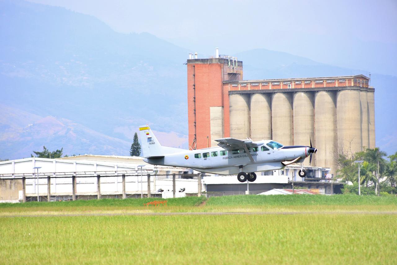 La Alcaldía proyecta tener definidos los límites de construcción para abril de 2026. Foto: Fuerza Aeroespacial.