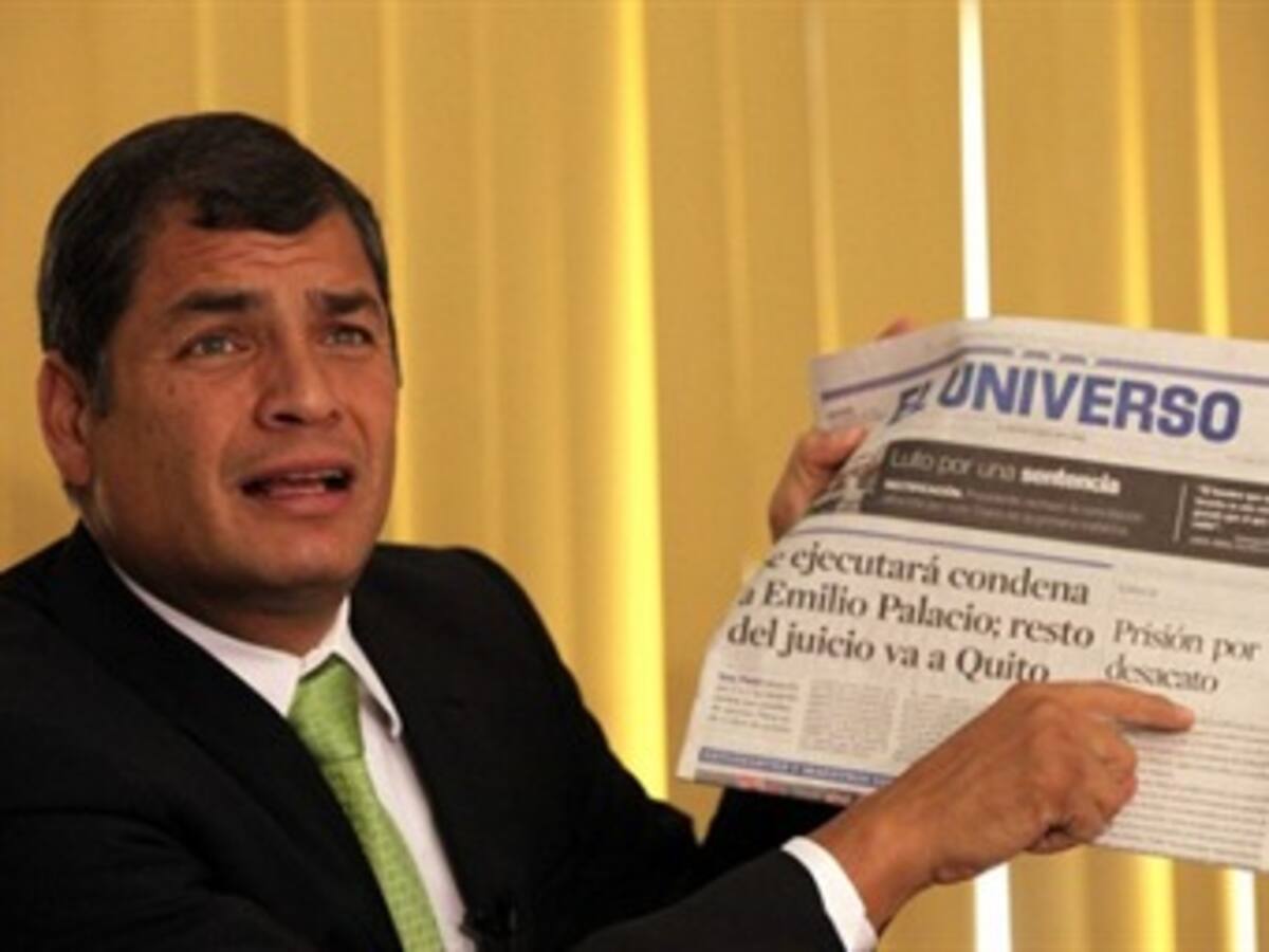 Este lunes se conocerá decisión de Rafael Correa sobre el perdón a El Universo de Ecuador
