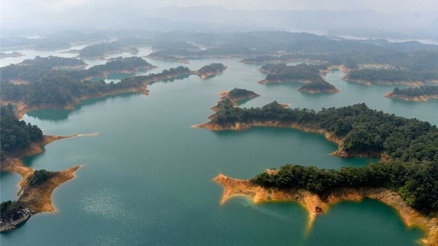 Hidroeléctrica de Guatapé en Antioquia. Foto: Presidencia.gov.co.