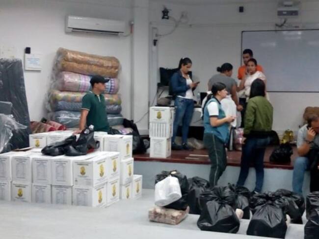 En Marquetalia ya se entrega ayudas humanitarias