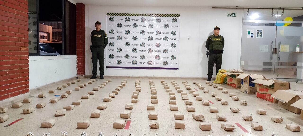 Incautación de pólvora en Pereira - Foto: Policía Metropolitana de Pereira