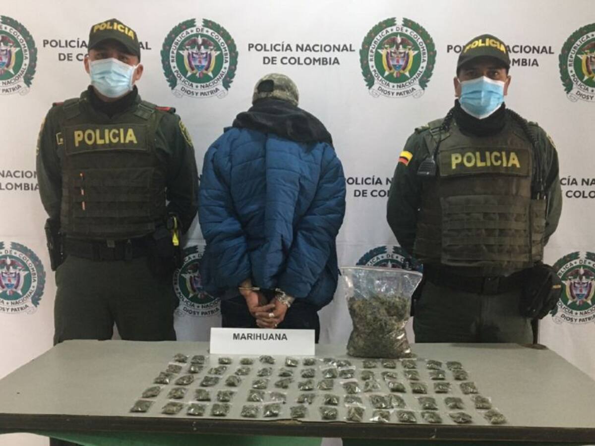 Policía canino fundamental en la incautación de 1.500 gramos de marihuana