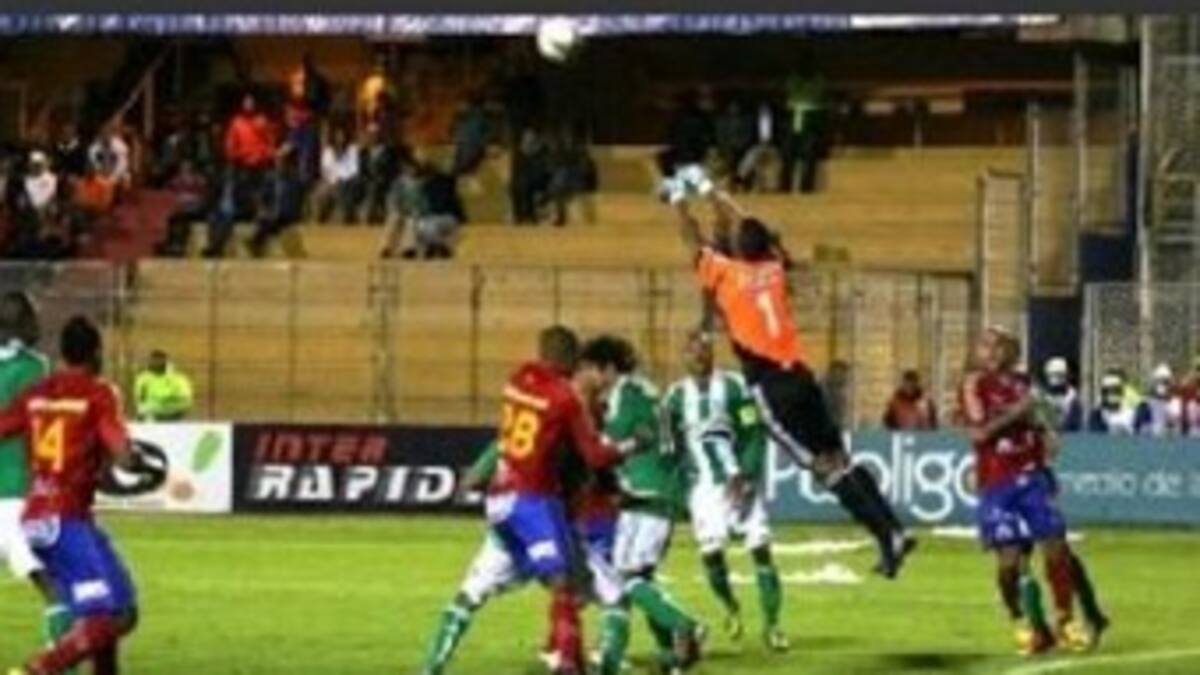 Pasto y Nacional acabaron sin goles el primer partido de la final de Copa Colombia