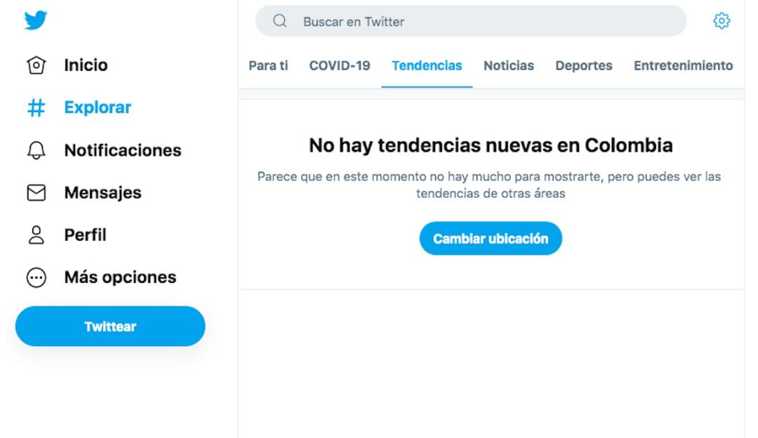 Fallas en la red social Twitter