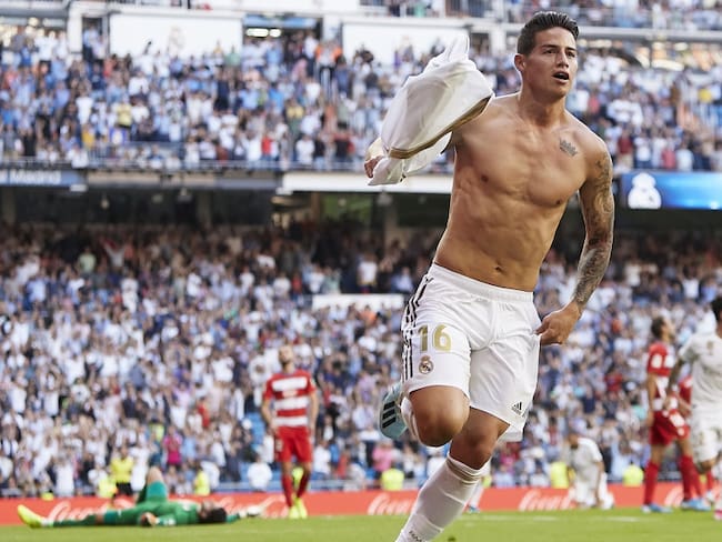 James volvió al gol con el Real Madrid tras más de dos años