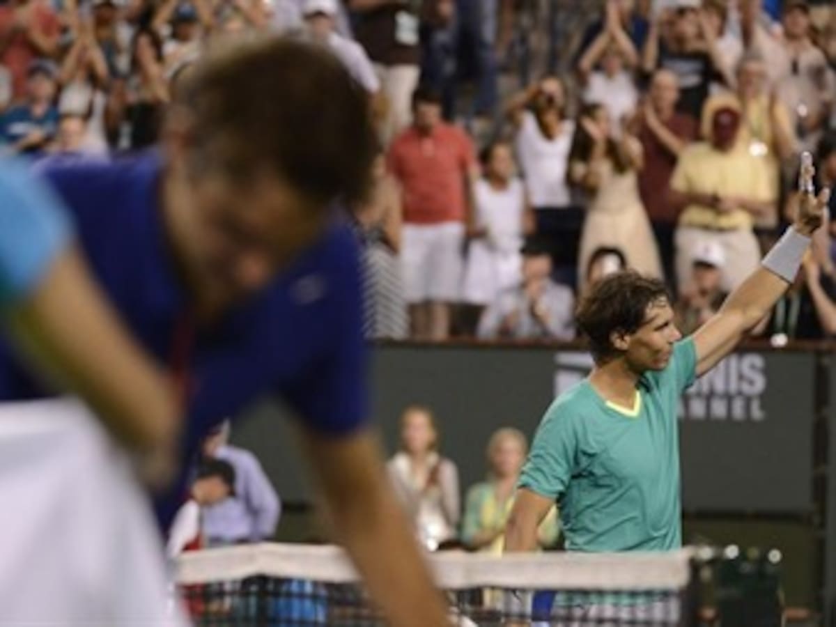 Rafa Nadal volvió a la escena de los grandes, eliminó a Federer en Indian Wells