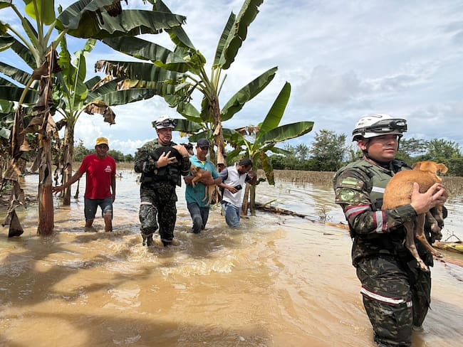 Crece la emergencia por desbordamientos del río Sinú y fuertes lluvias en Córdoba