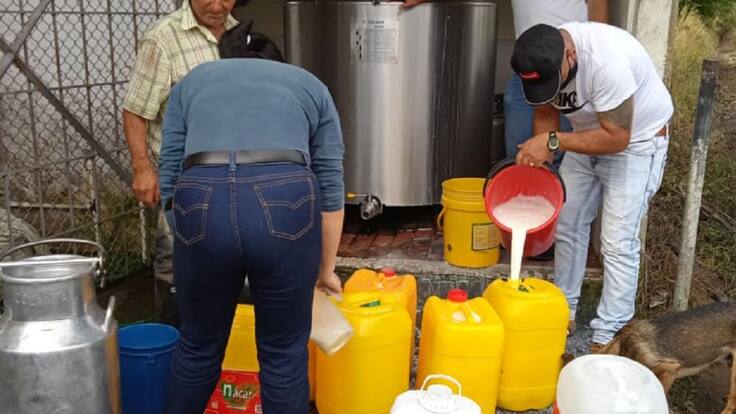 Linda Lorena Jiménez, campesina y productora de leche