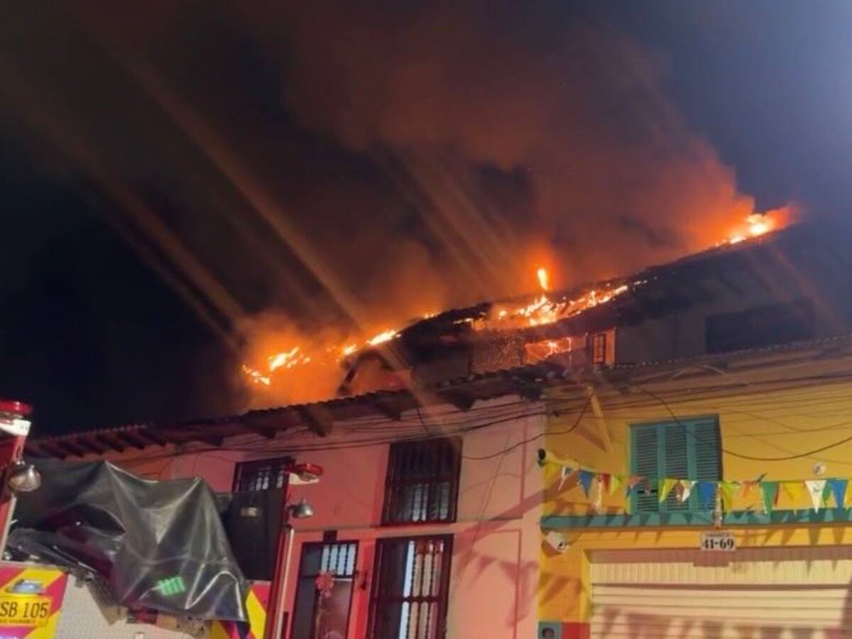 Incendio en el comando de la Policía Metropolitana de Bucaramanga. ¿Cuál fue la causa?