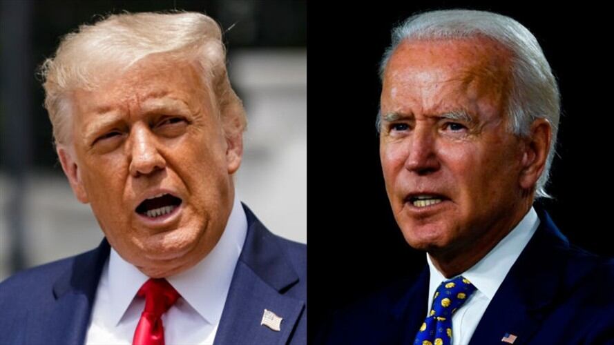 Joe Biden y Donald Trump. Foto: Getty Images