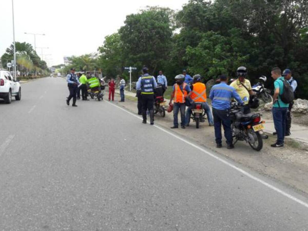 217 motociclistas han sido sancionados por prohibición de ‘parrilleros’ en Cartagena