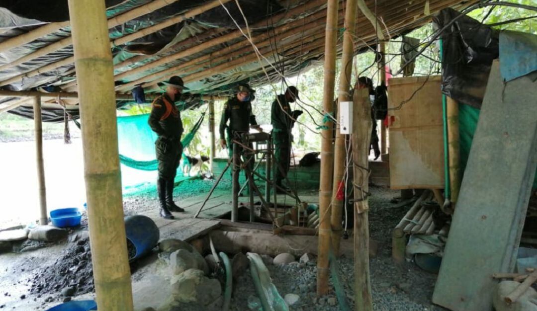 Imagen de archivo de operativos de minería ilegal