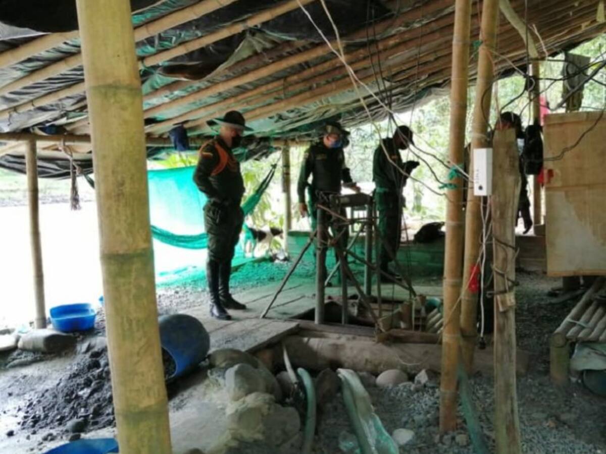 36 explotaciones mineras ilegales fueron intervenidas durante el 2020