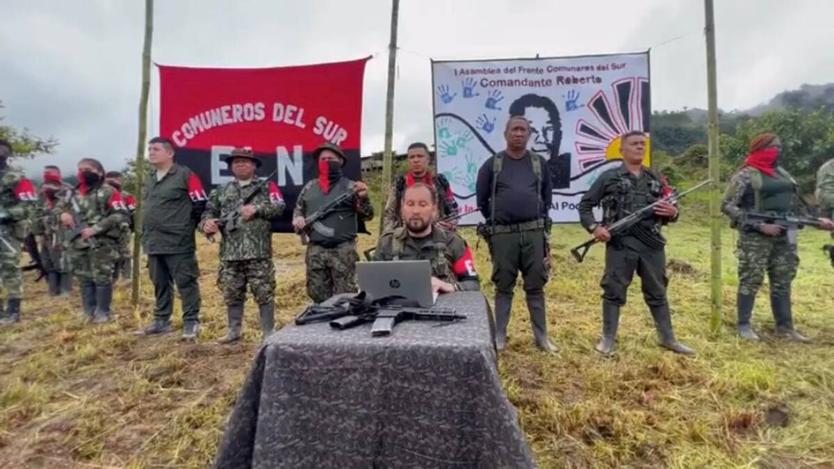 Frente Comuneros del Sur (ELN) declara ruptura con el comando central de esa guerrilla