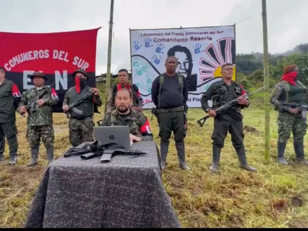 Frente Comuneros del Sur (ELN) declara ruptura con el comando central de esa guerrilla