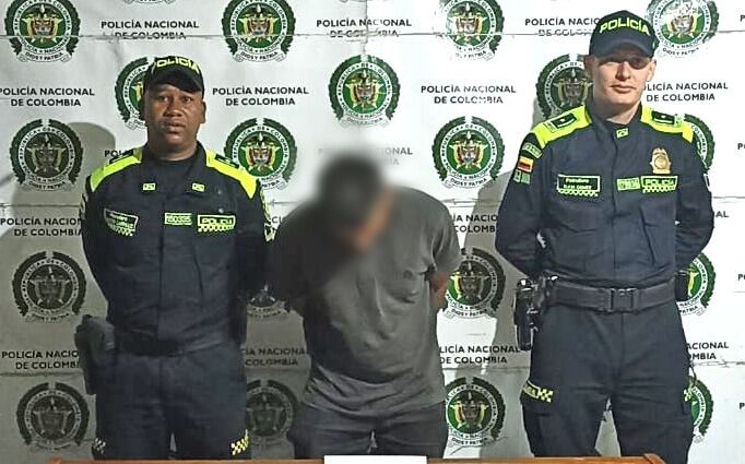 Capturado por agredir a personal médico- foto cortesía