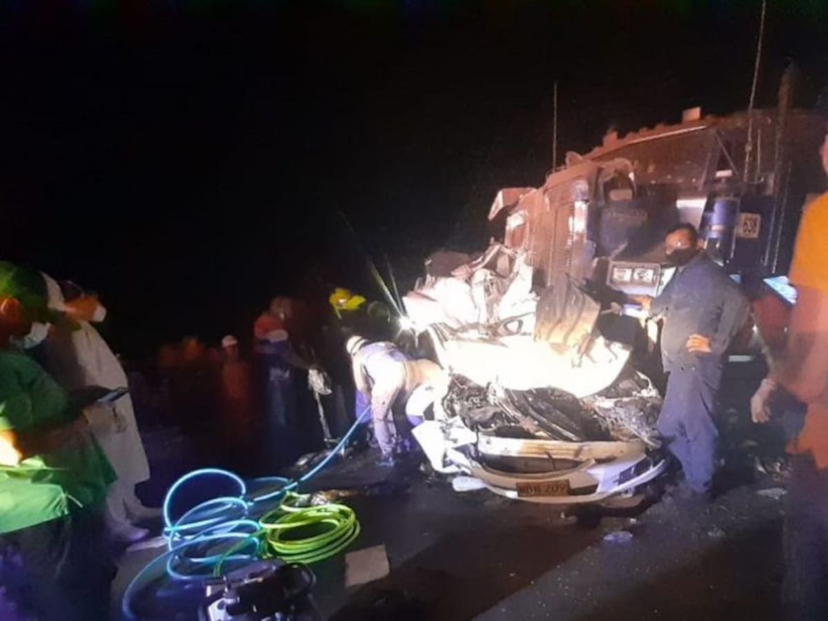 Dos muertos deja accidente entre 4 vehículos en carreteras del Magdalena