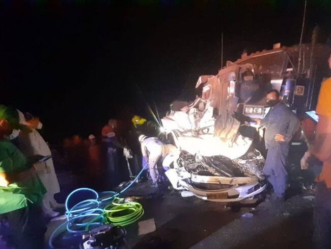 Dos muertos deja accidente entre 4 vehículos en carreteras del Magdalena