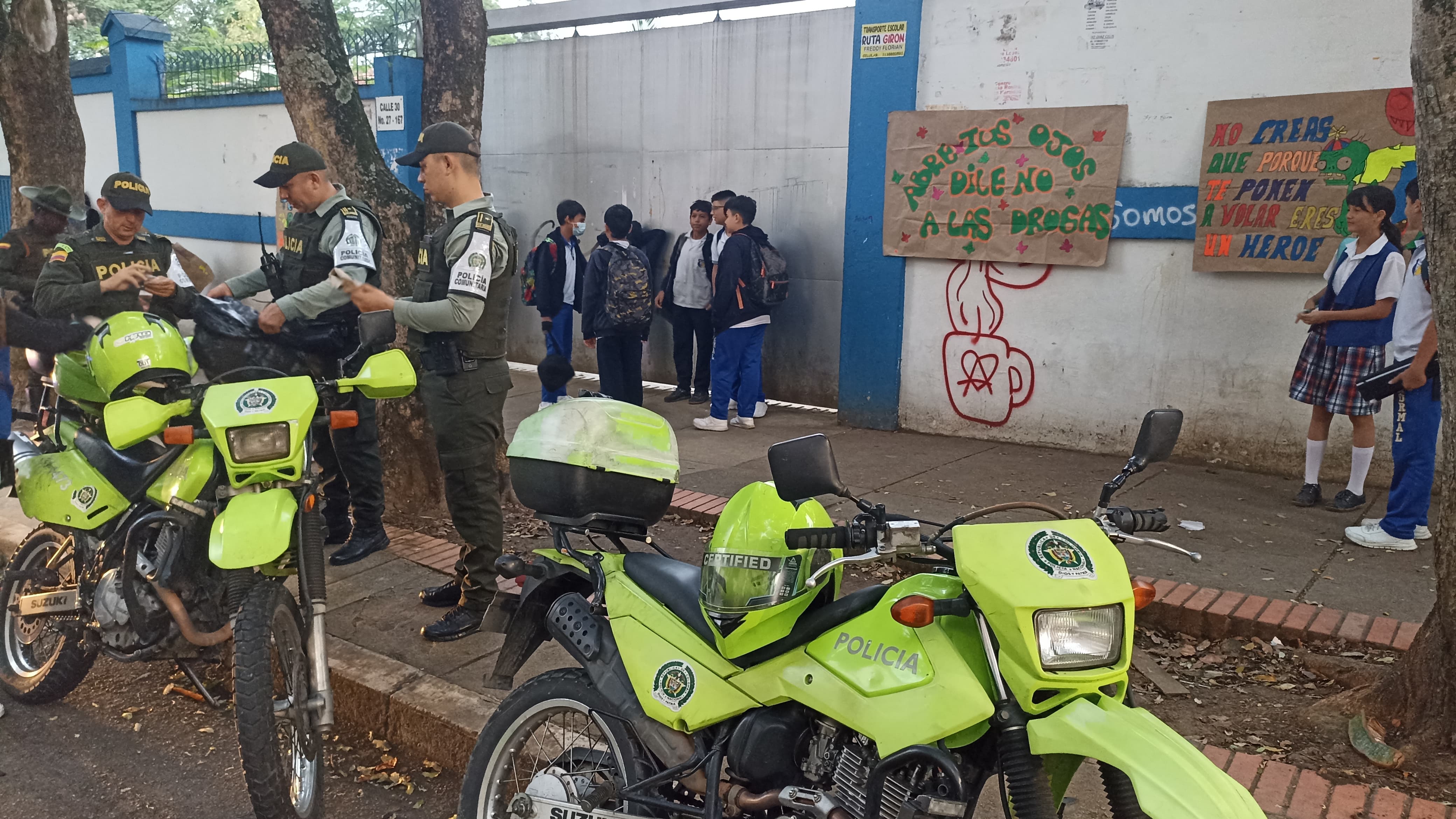 Suspenden clases en Bucaramanga por marchas en la ciudad.