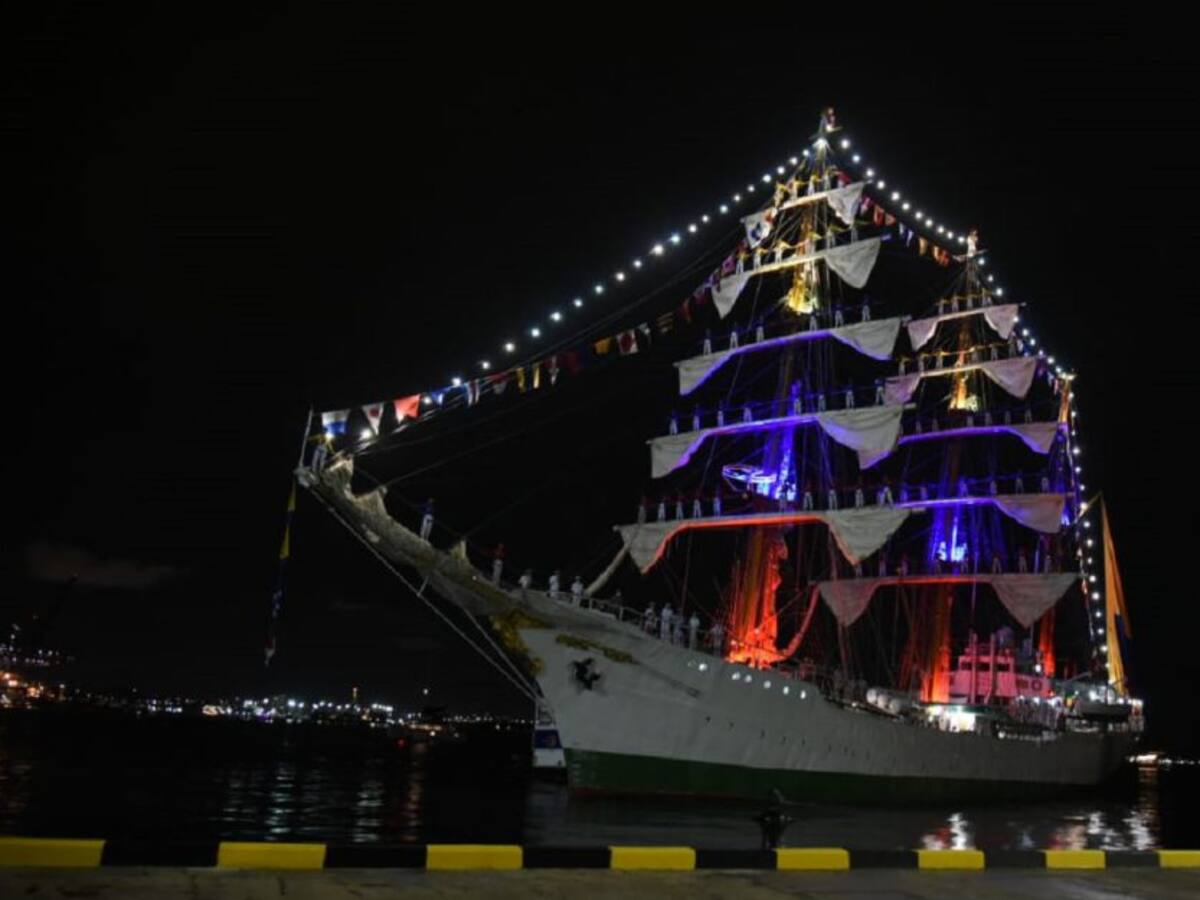 Tras 110 días de navegación buque ARC Gloria regresó a Cartagena